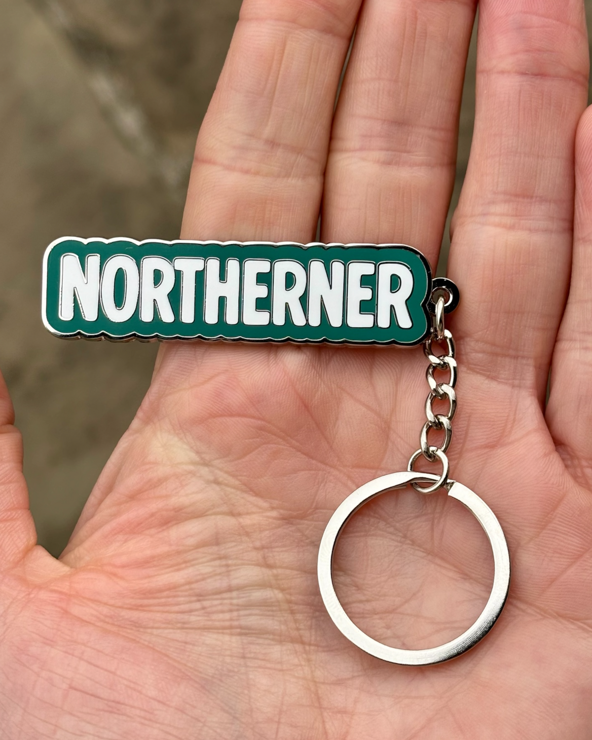 Northerner Enamel Keyring