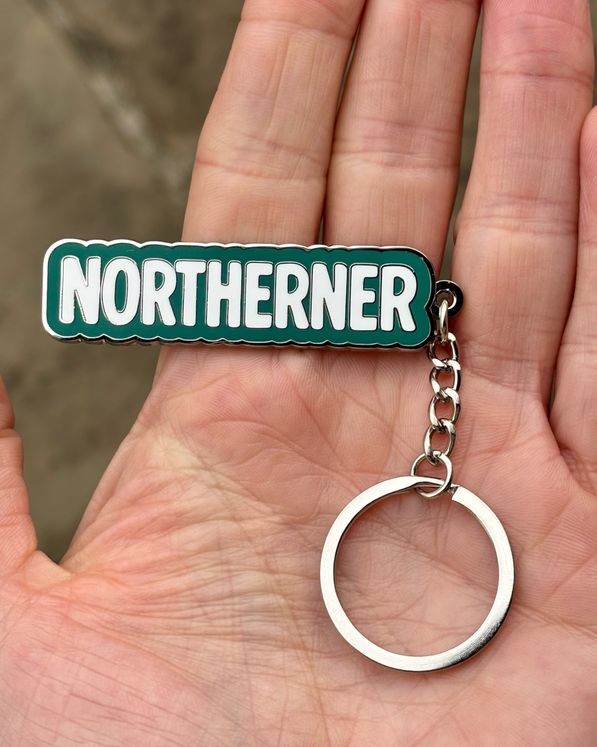 Northerner Enamel Keyring / Keychain