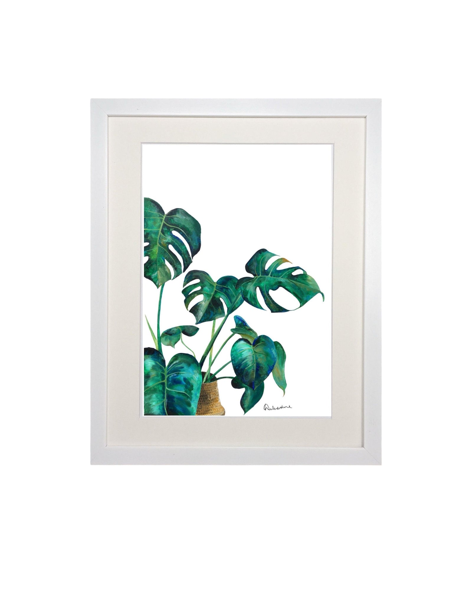 Monstera Plant Botanical Flower Print