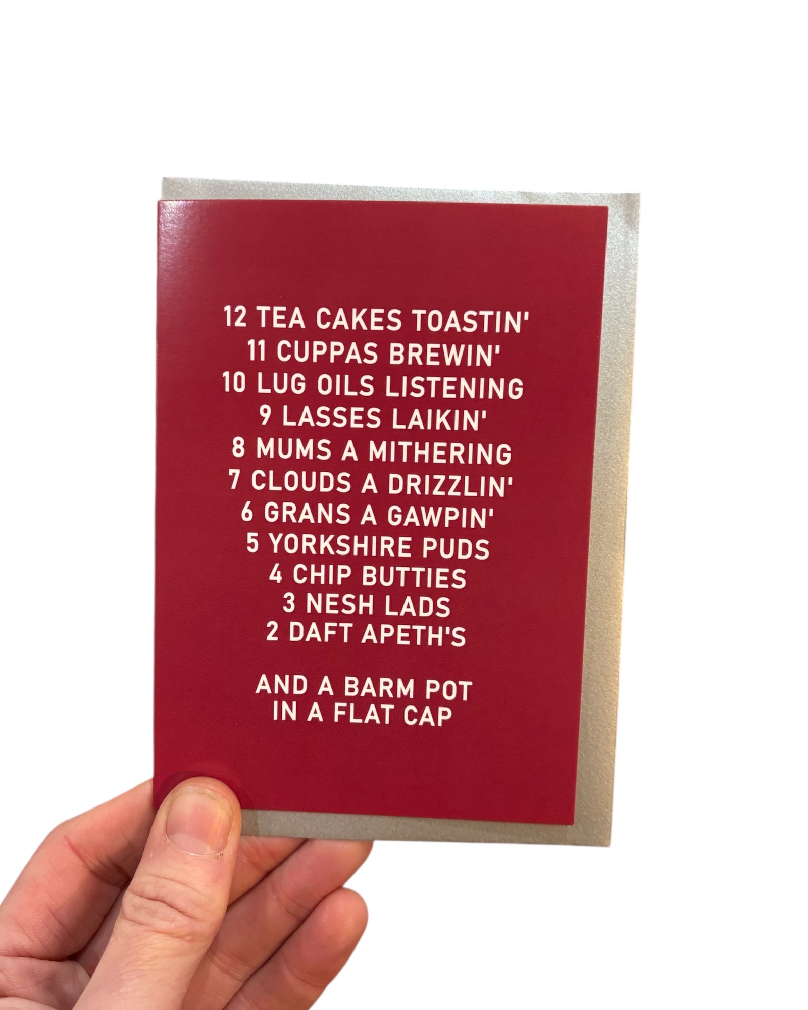 Yorkshire 12 Days Christmas Card