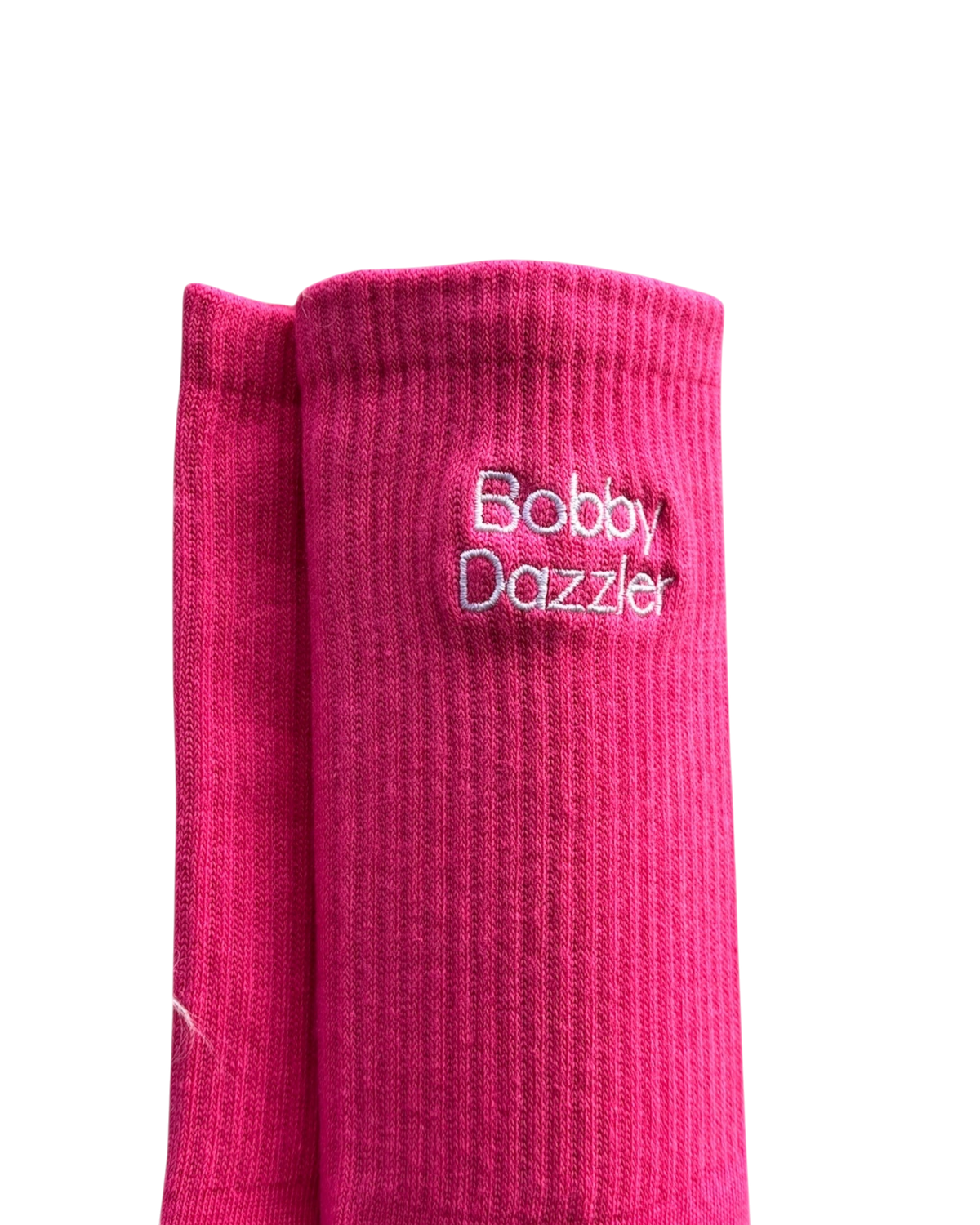 Bobby Dazzler Embroidered Crew Socks