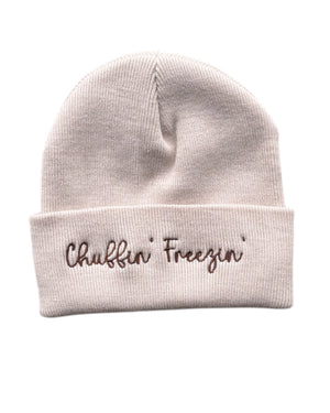 Chuffin' Freezin' Yorkshire Embroidered Beanie Hat - One Size - 3 Colours