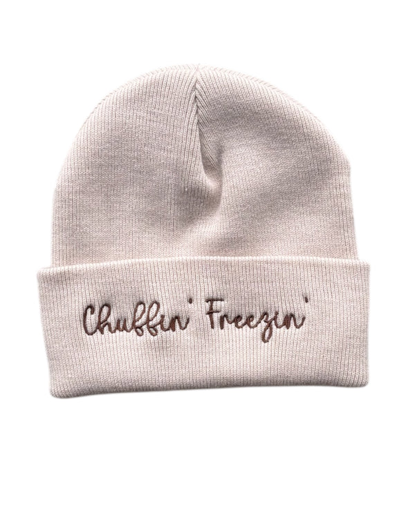 Chuffin' Freezin' Yorkshire Embroidered Beanie Hat - One Size - 3