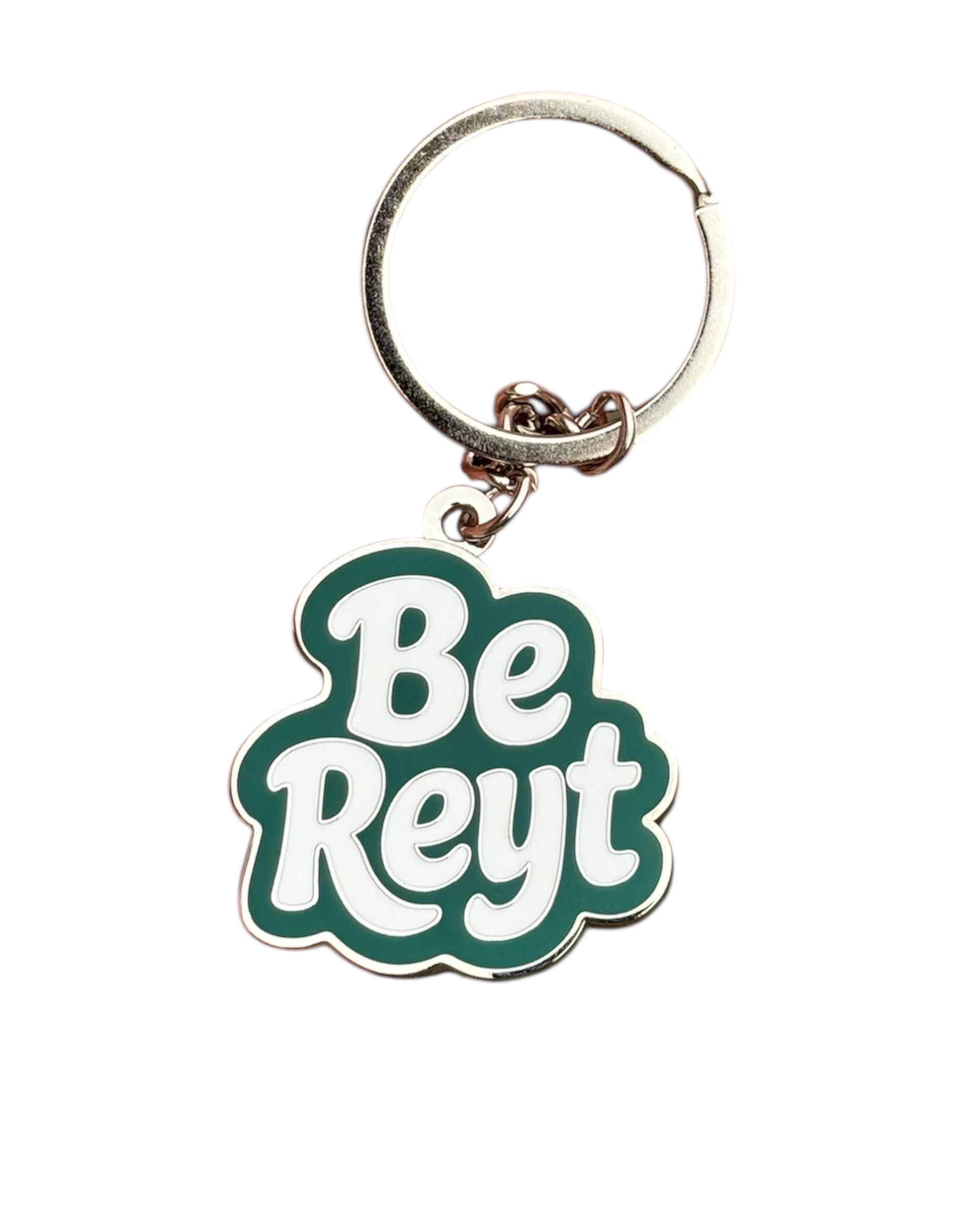 Yorkshire Dialect Be Reyt Enamel Keyring / Keychain