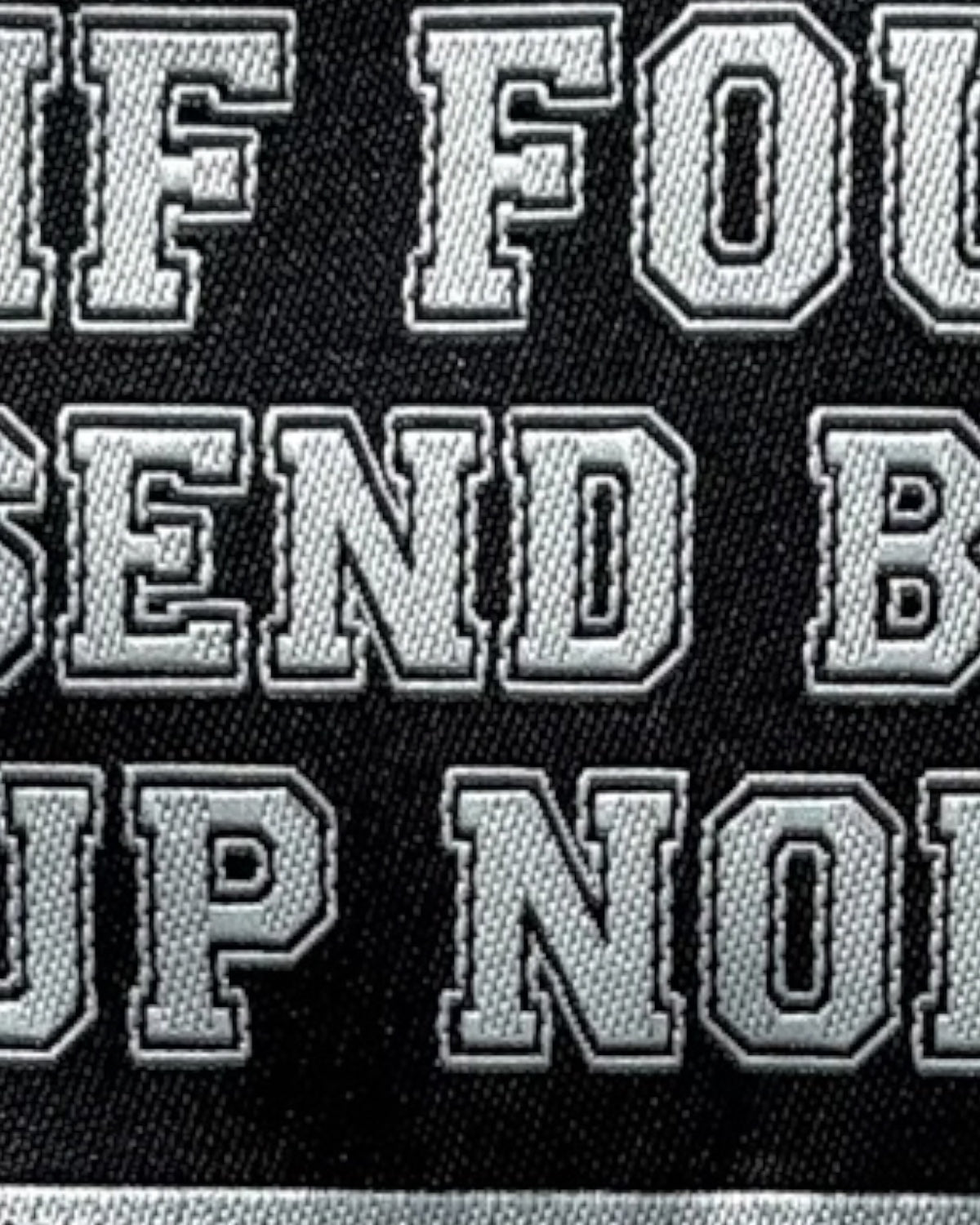 Send Back Up North Yorkshire Iron on / Sew on Patch