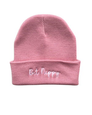Bit Nippy Embroidered Beanie Hat - One Size - 3 Colours