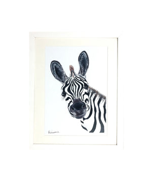 Monochrome Zebra Print