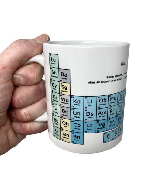 Bristolian Bristol Version Periodic Table Mug – Mug only
