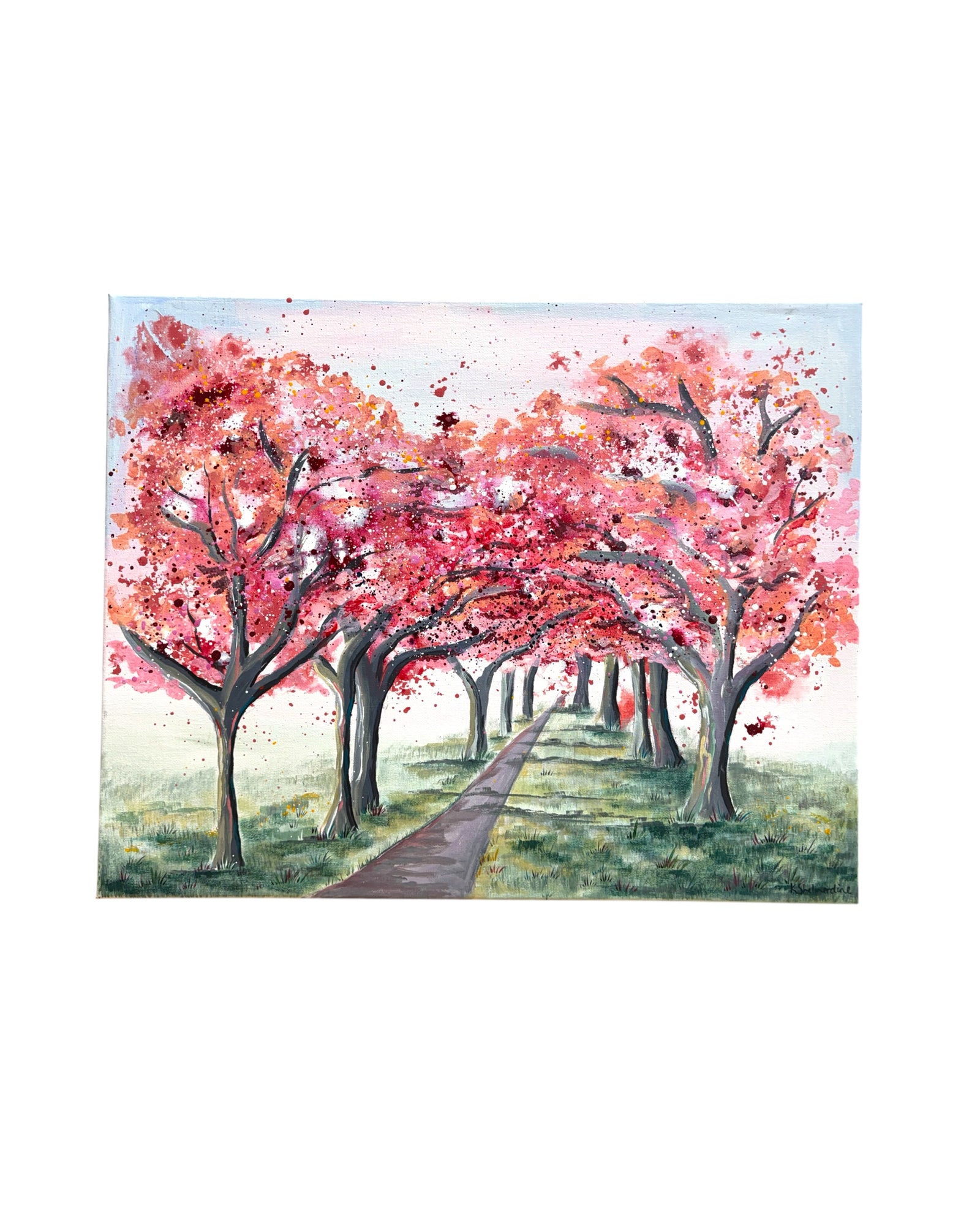 Harrogate Stray Original Artwork Canvas