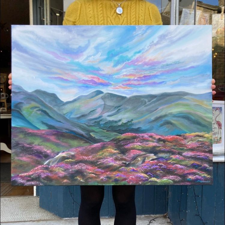 Lake District Borrowdale Original Artwork