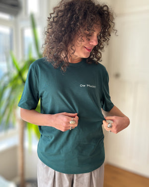 Ow Much Yorkshire T-Shirt - Unisex Premium Embroidered Organic Cotton - 3 Colours