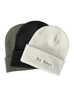 Yorkshire Be Reyt Embroidered Beanie Hat - One Size - 3 Colours