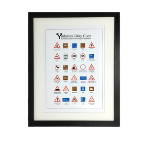 Yorkshire Highway Code Roadsigns Print