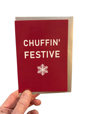 Yorkshire Chuffin Festive Christmas Card