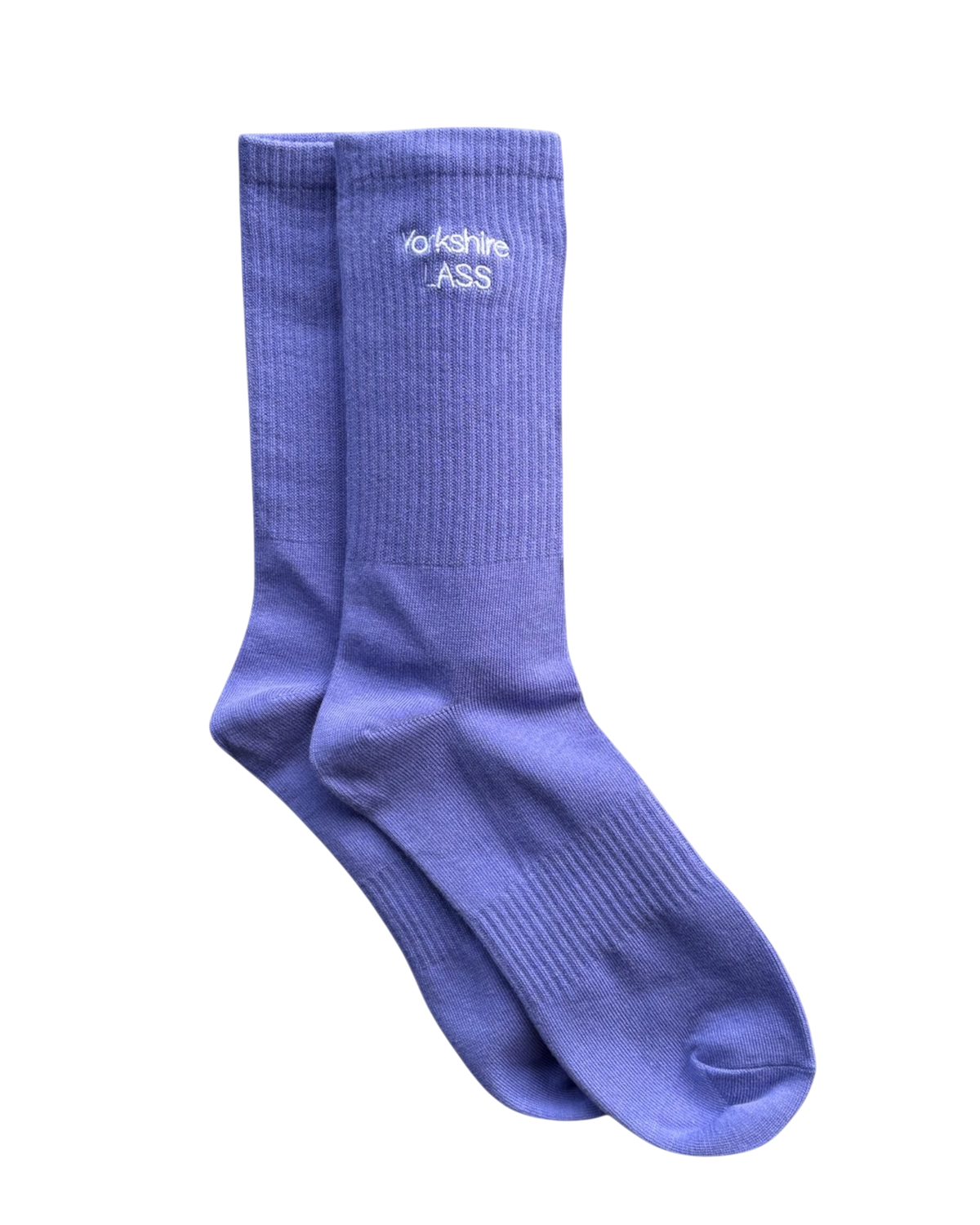 Yorkshire Lass Embroidered Crew Socks