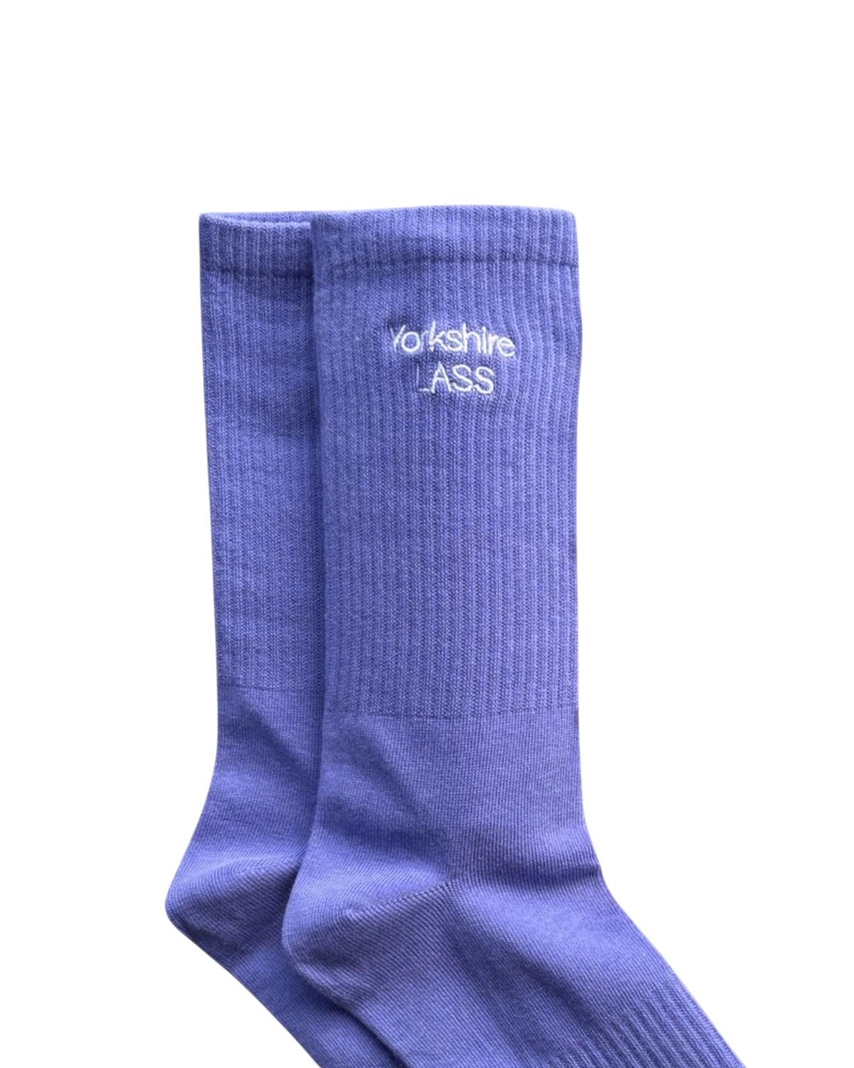 Yorkshire Lass Embroidered Crew Socks