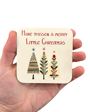 Yorkshire Merry Christmas Coaster