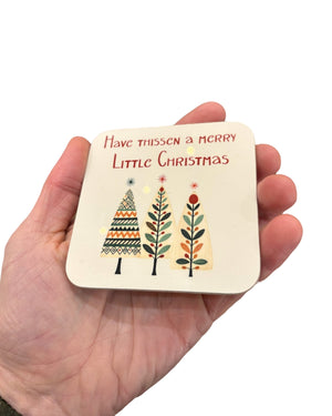 Yorkshire Merry Christmas Coaster