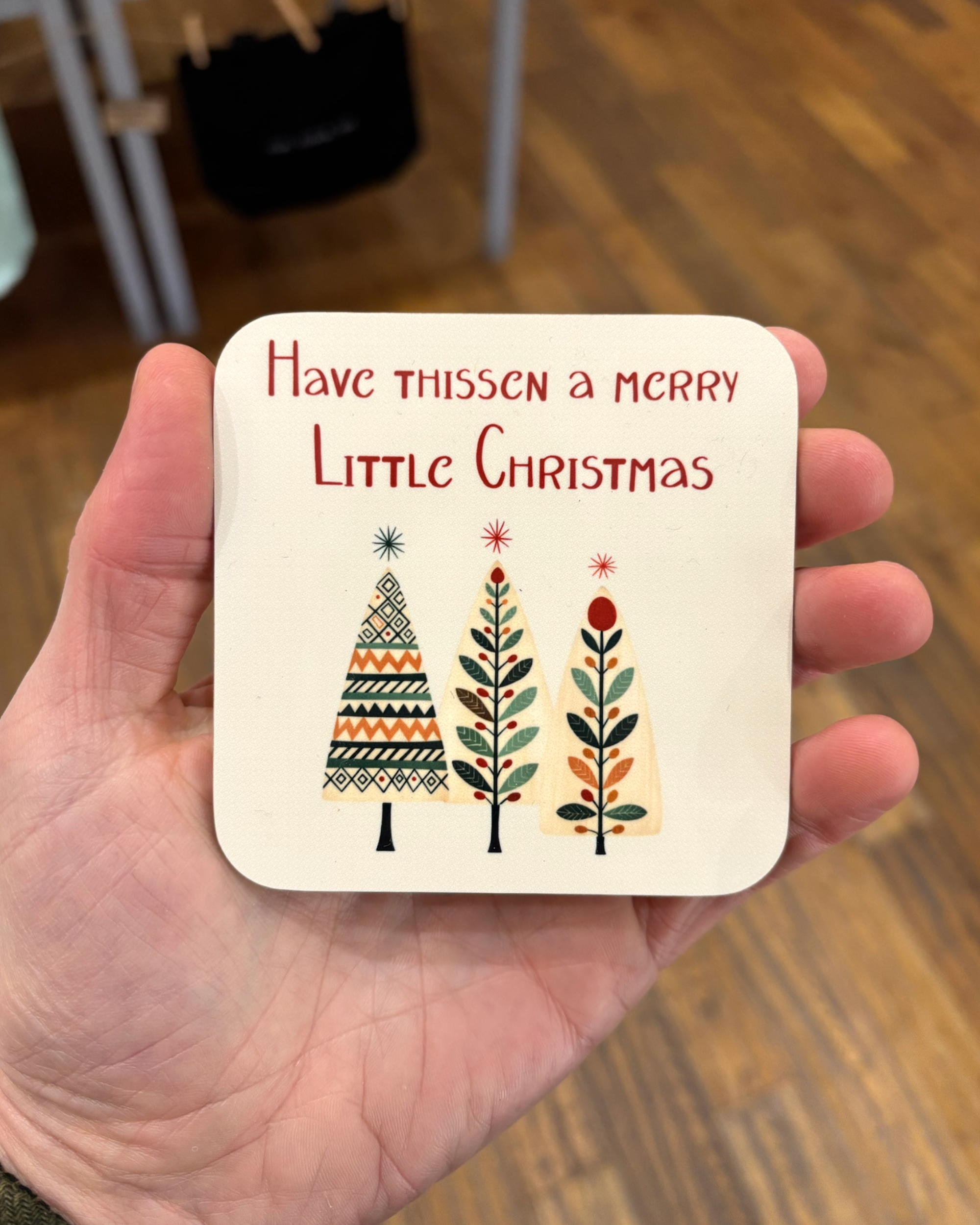 Yorkshire Merry Christmas Coaster