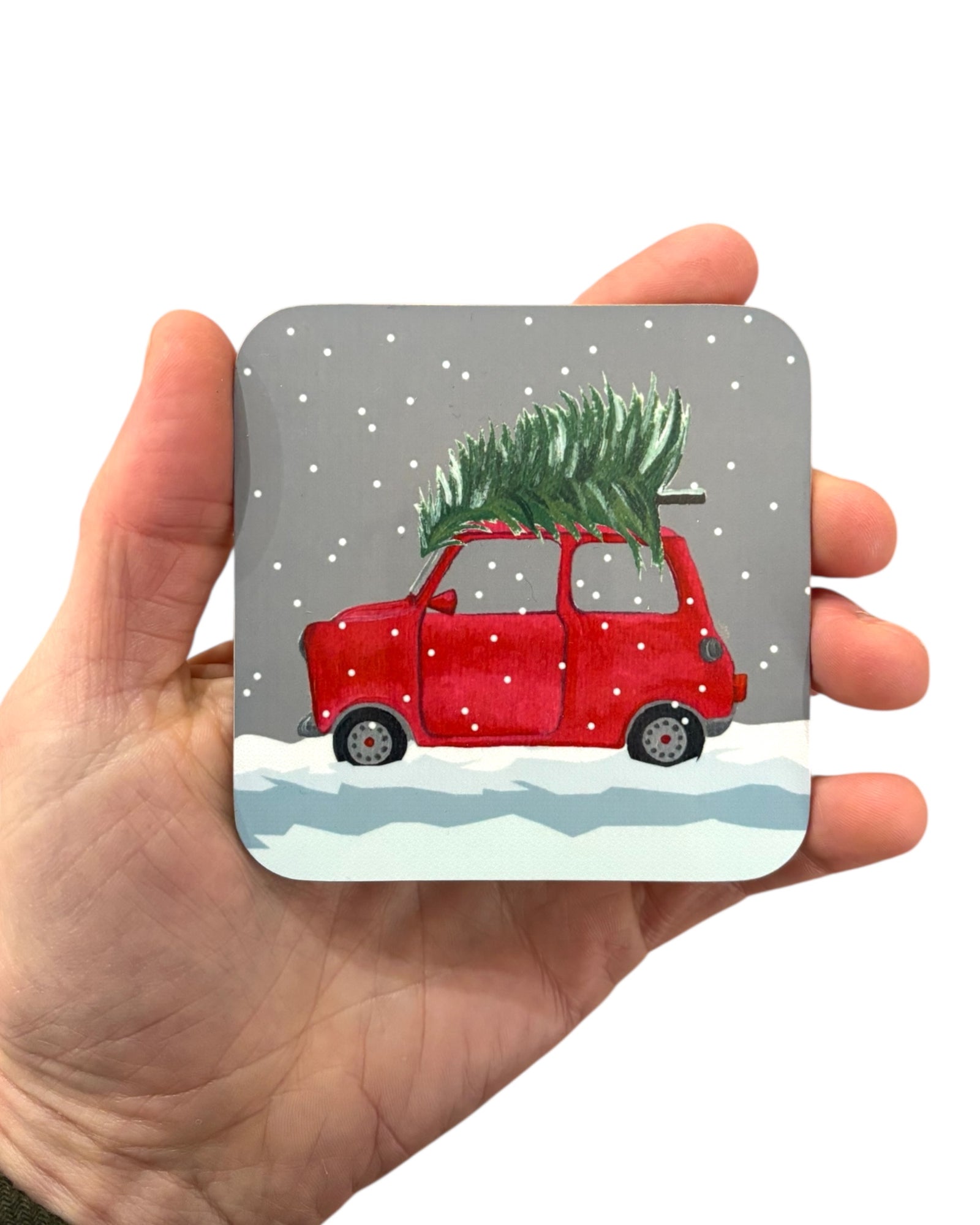 Christmas Mini Car Coaster