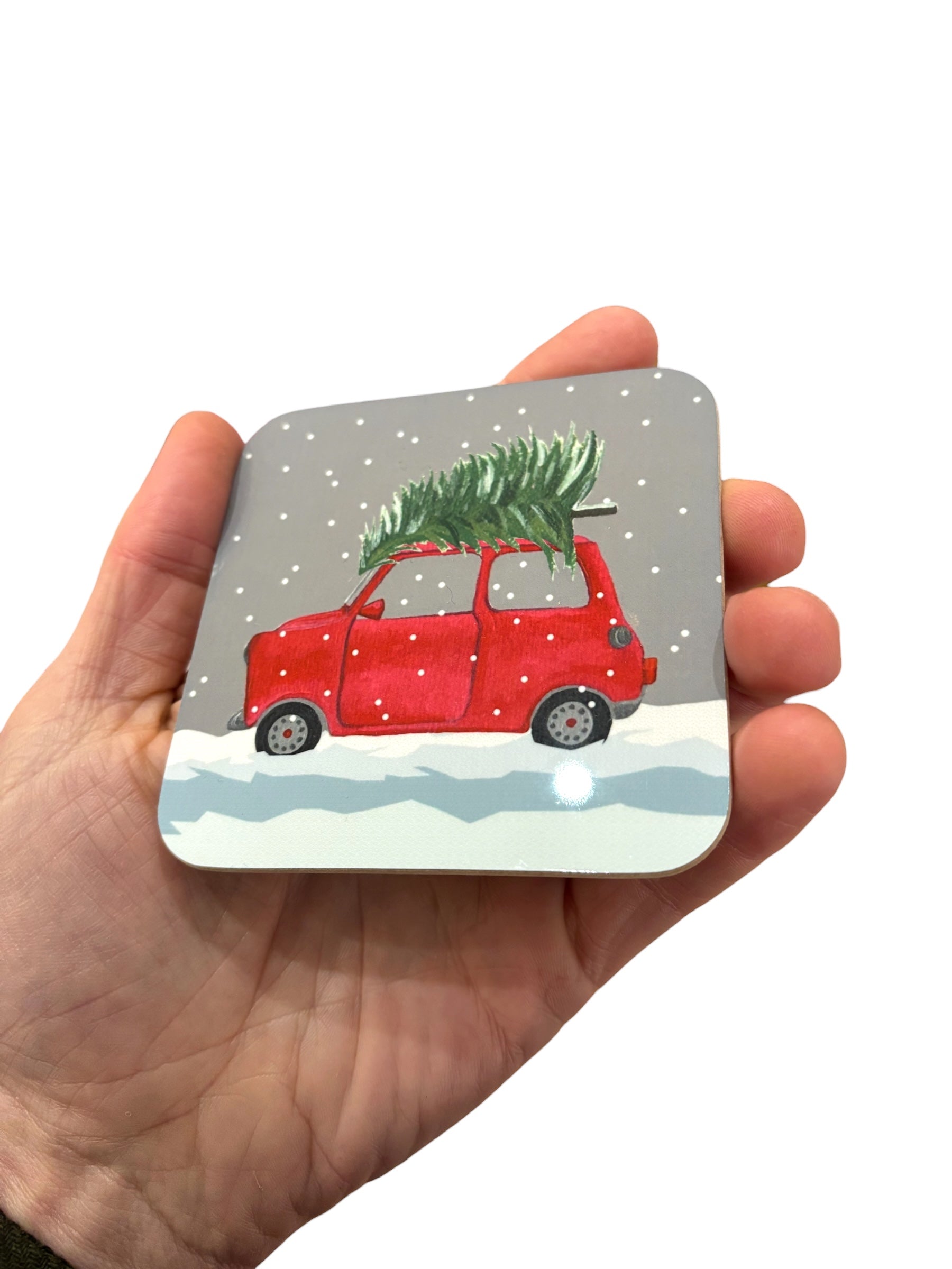 Christmas Mini Car Coaster