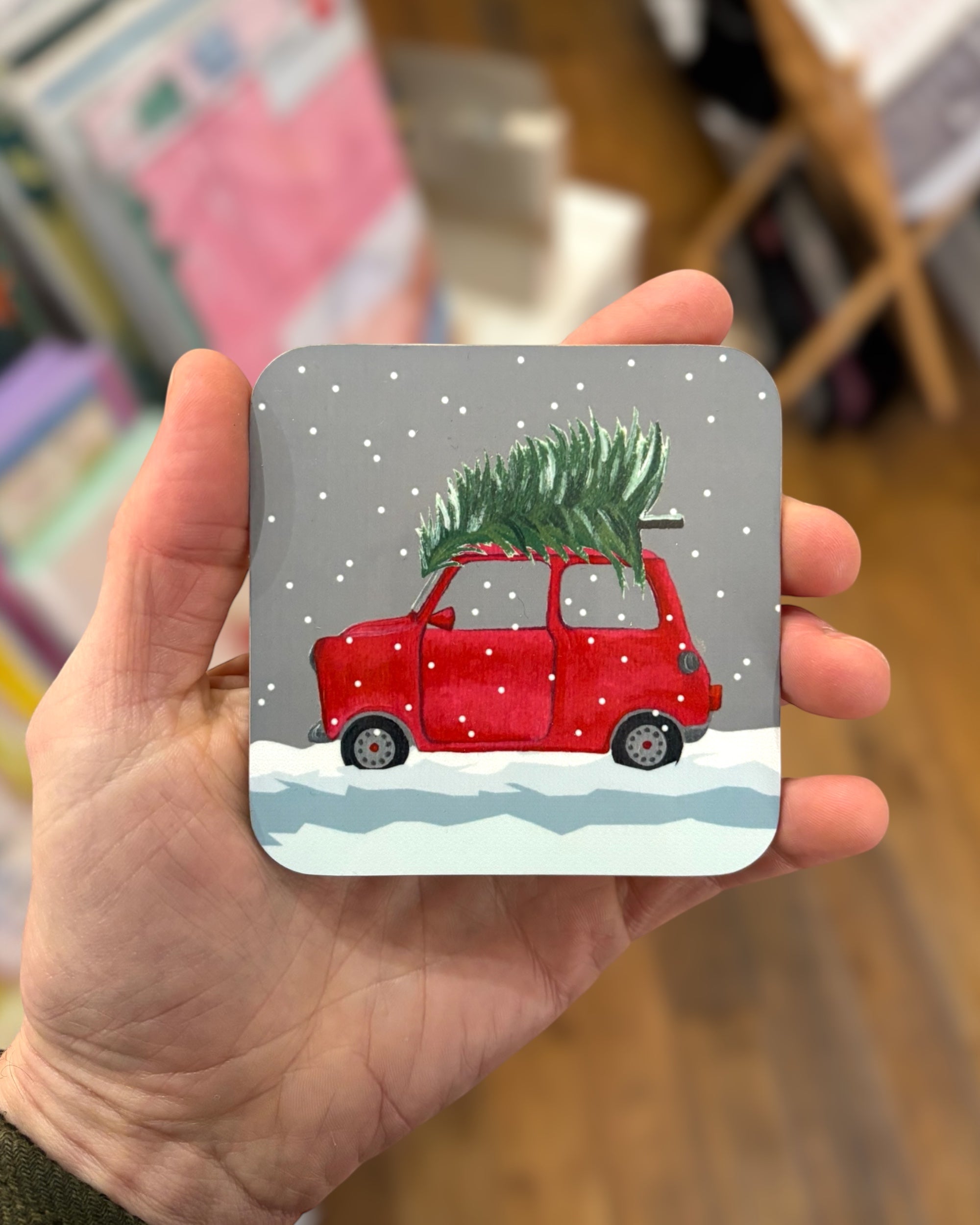 Christmas Mini Car Coaster