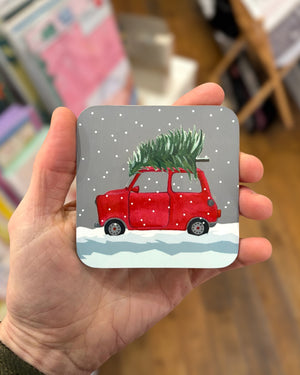 Christmas Mini Car Coaster