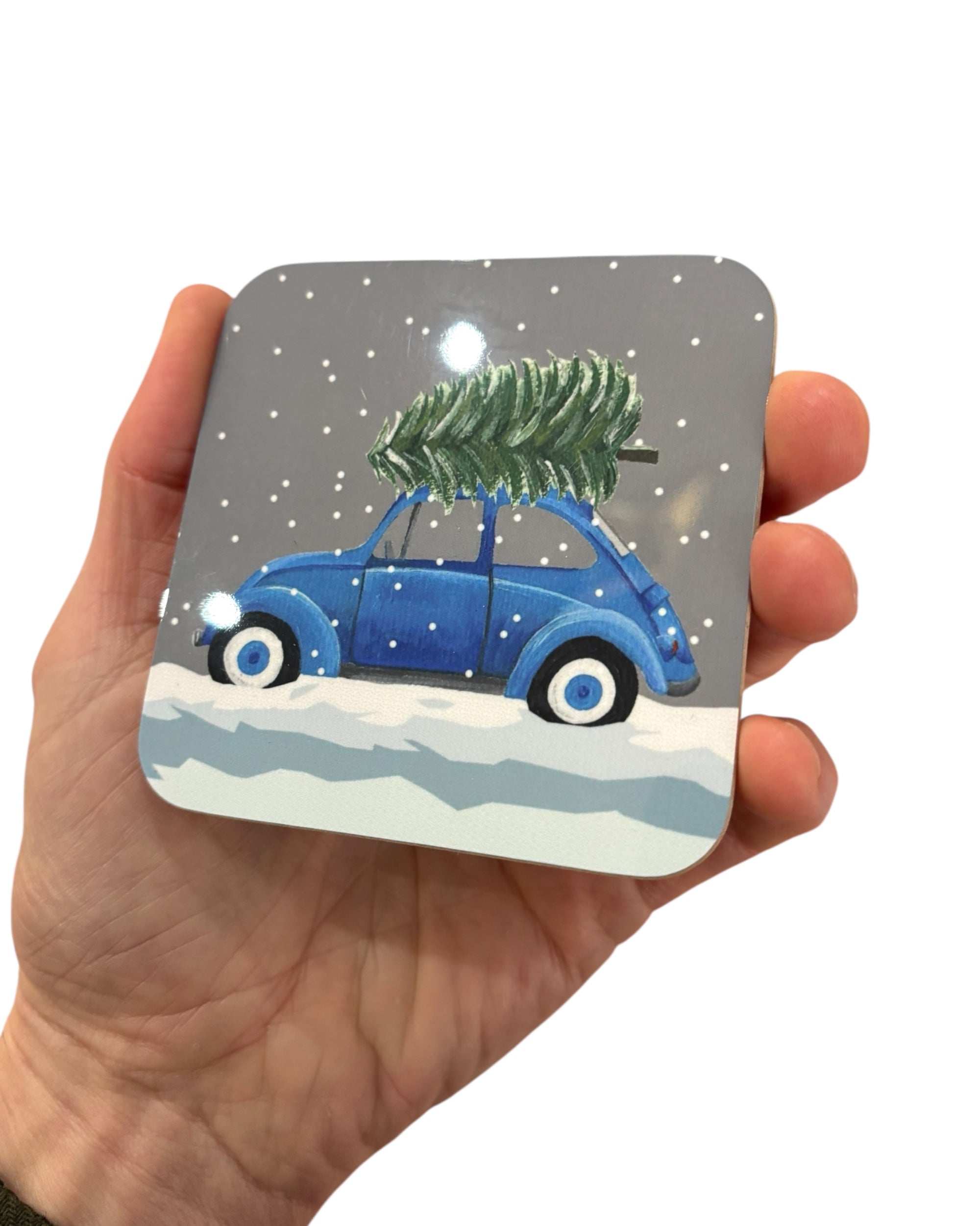 Christmas Beetle Car Coaster