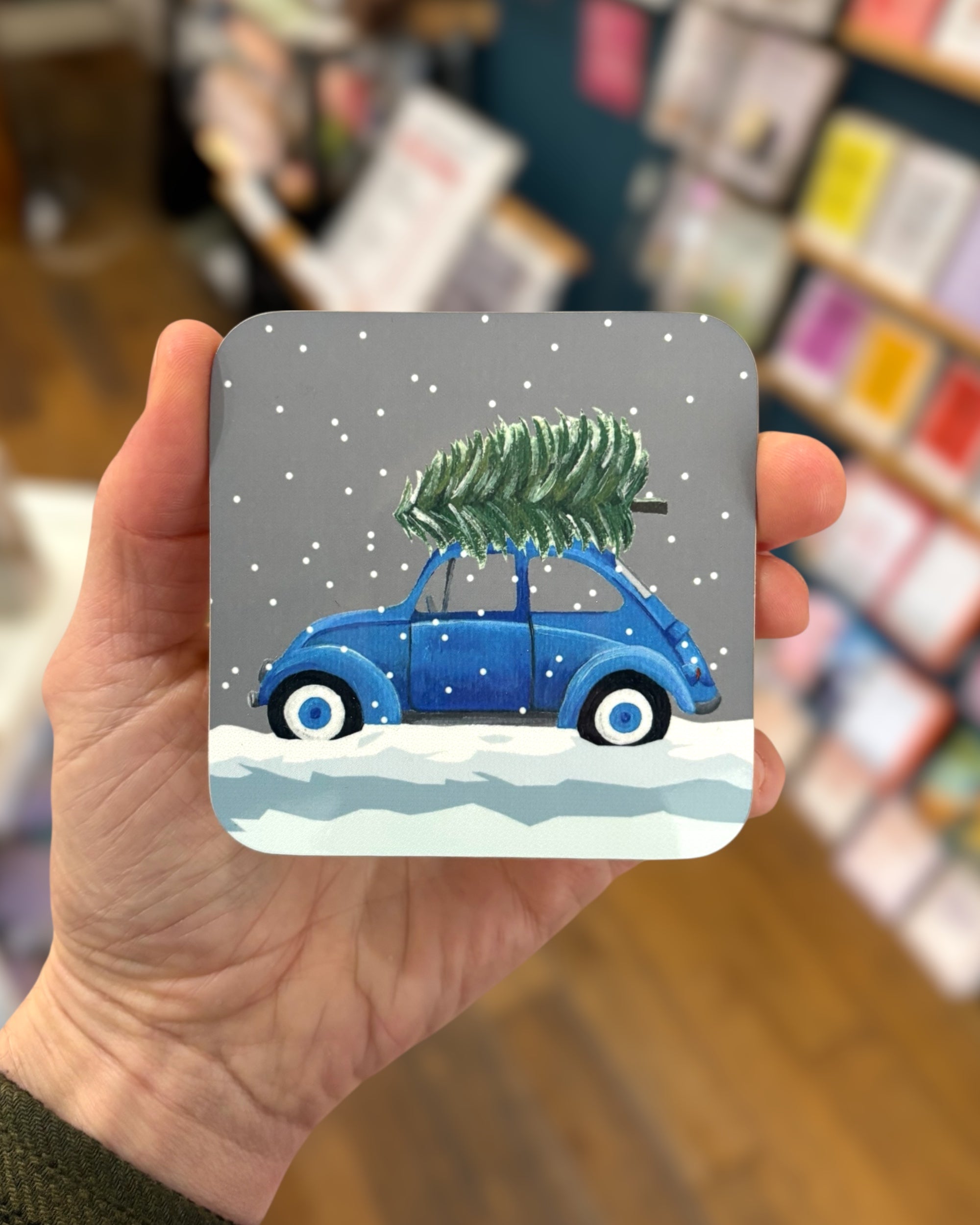 Christmas Beetle Car Coaster