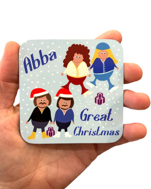 ABBA Christmas Coaster
