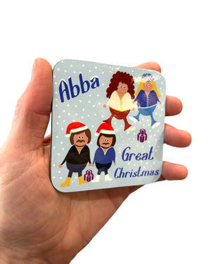 ABBA Christmas Coaster