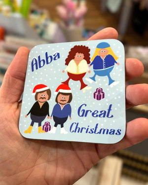 ABBA Christmas Coaster