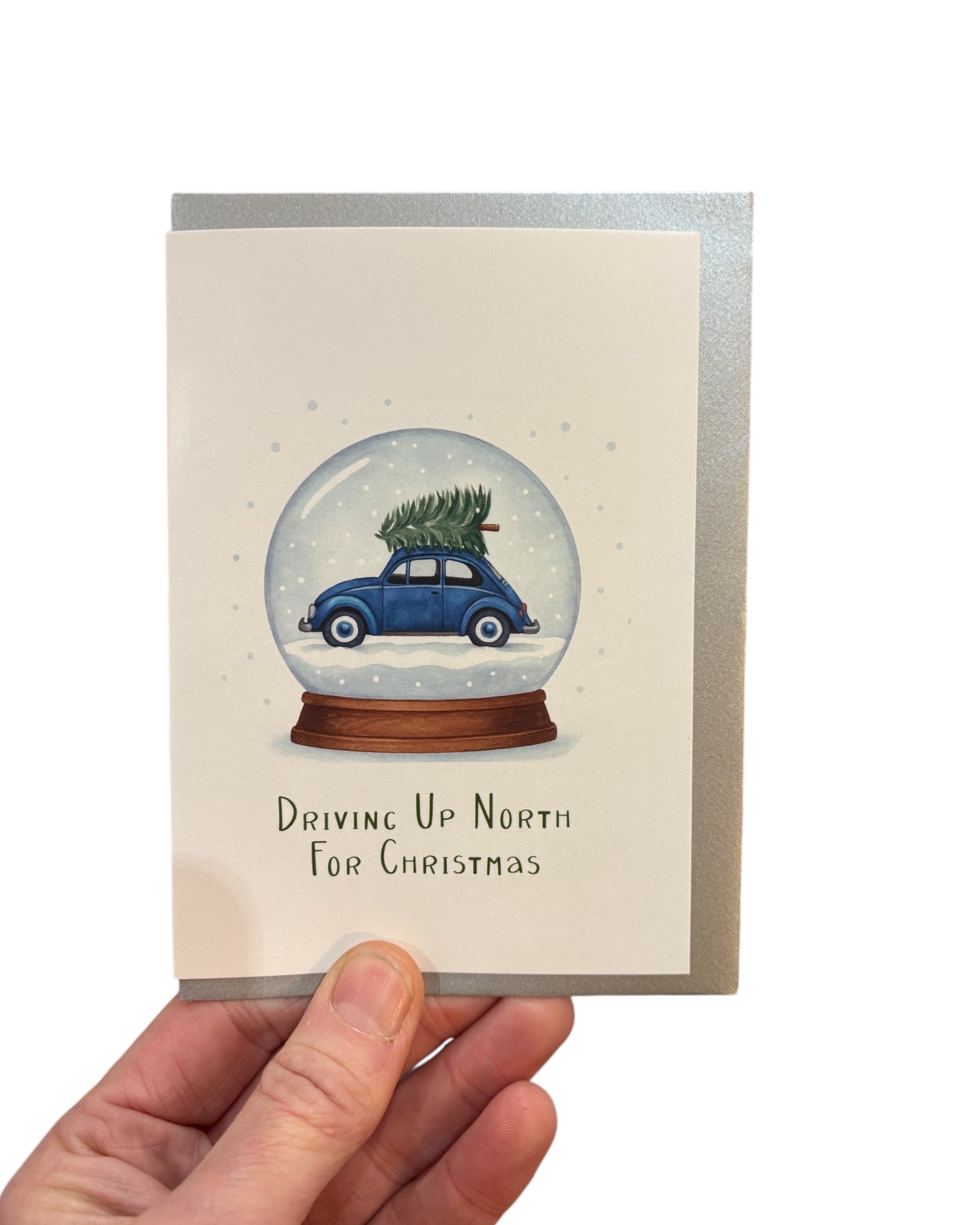 Yorkshire Driving Home Christmas Card