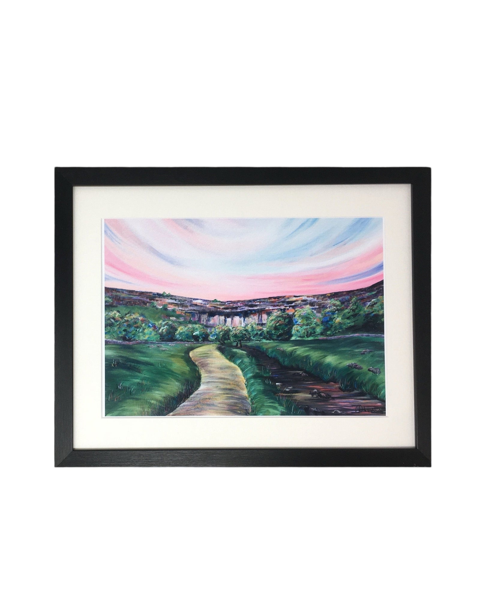 Malham Cove North Yorkshire Framed print