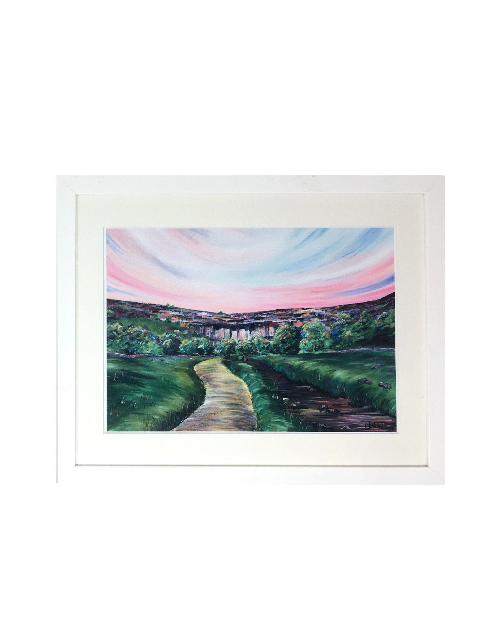 Malham Cove North Yorkshire Framed print