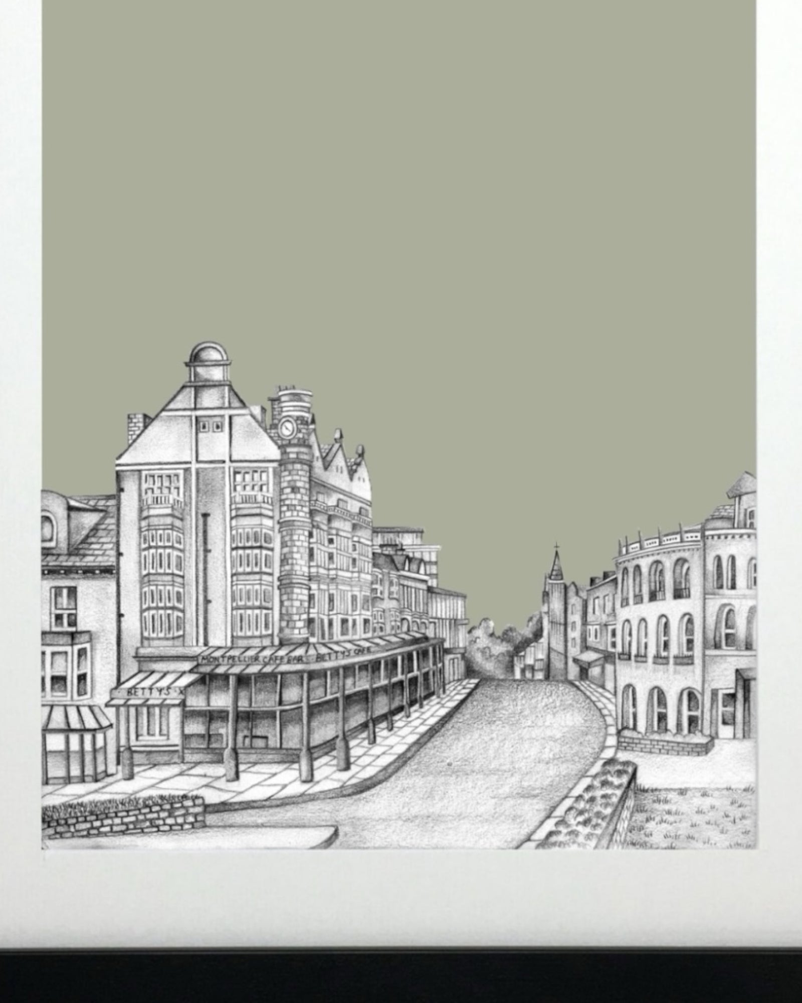 Harrogate Betty’s Sketch Print