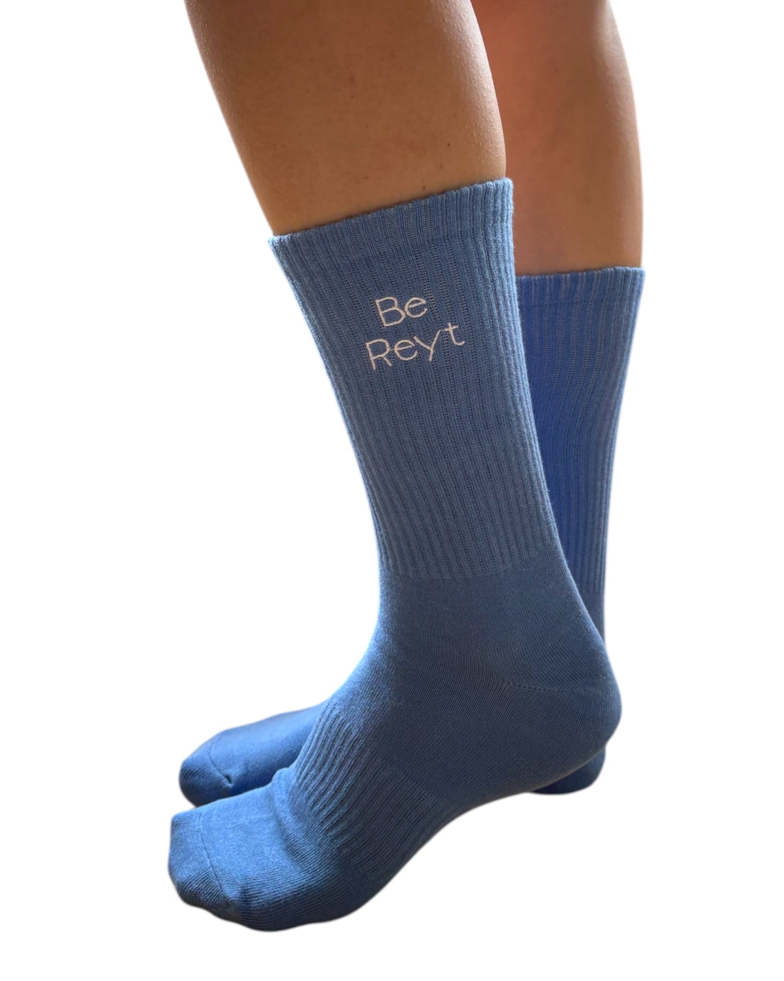 Blue Yorkshire Socks
