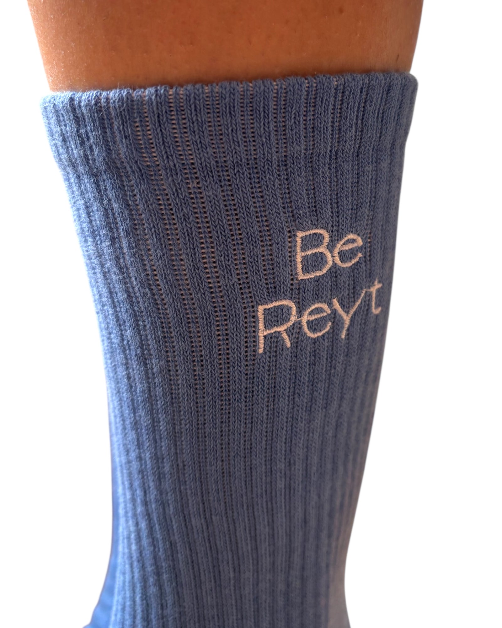 Blue Yorkshire Socks