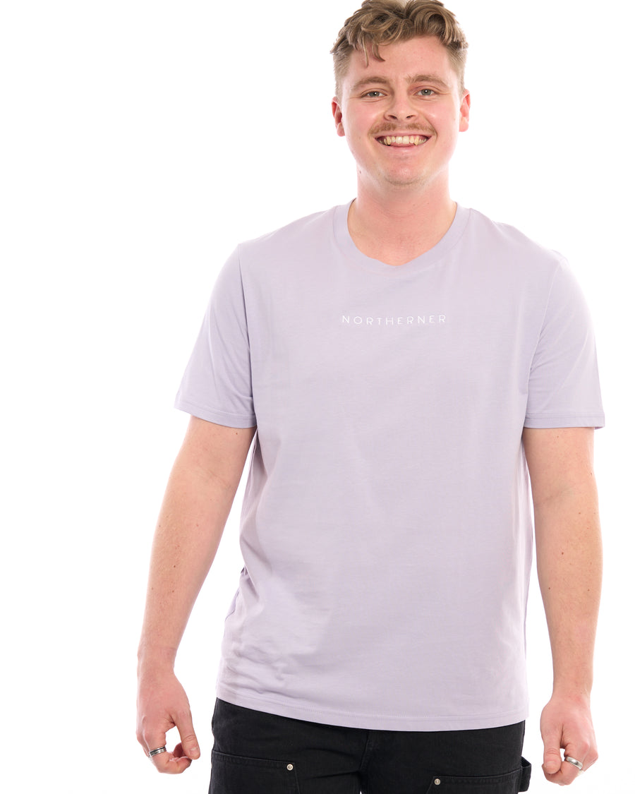 Yorkshire Lancashire Northerner Embroidery Logo Slogan T-Shirt Unisex Khaki Green 100% Organic Heavy Cotton