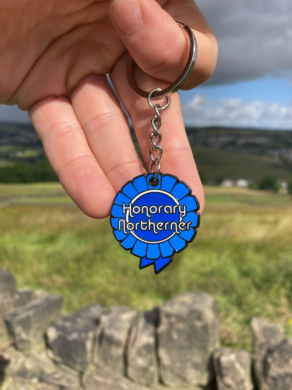 Honorary Northerner Enamel Keyring