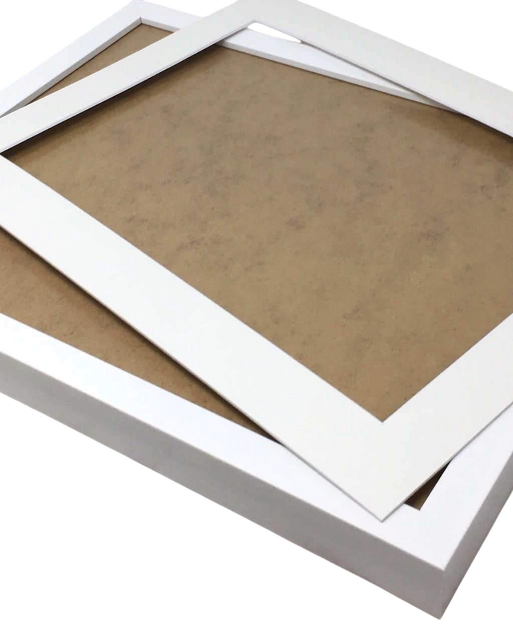 LighthouseLane white deep frame with mount for A4 highland cow art print