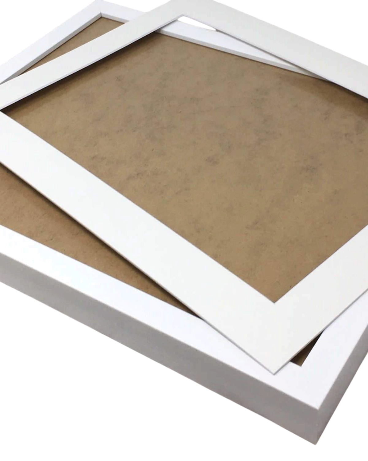 LighthouseLane white handmade Polcore picture frame with mount for Stanbury Yorkshire reservoir art prints