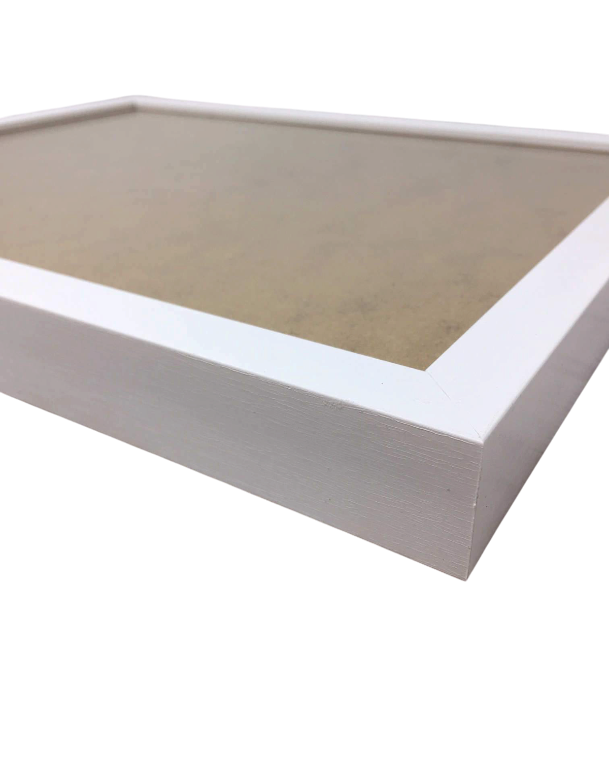 LighthouseLane white textured Polcore picture frame for Yorkshire Bronte Waterfall Walk print