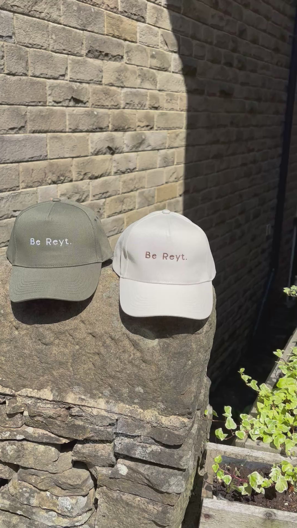 Be Reyt Yorkshire Embroidered Baseball Cap 2 Colours