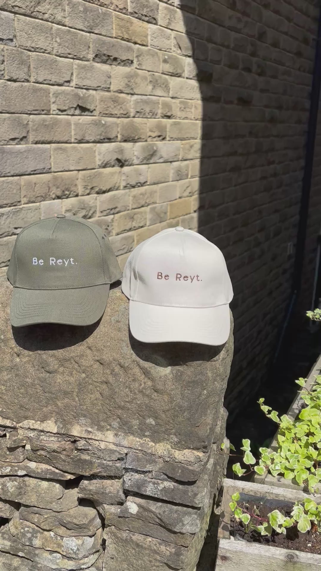 Be Reyt Yorkshire Embroidered Baseball Cap 2 Colours