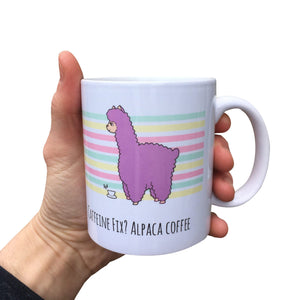 Alpaca Coffee Funny Mug