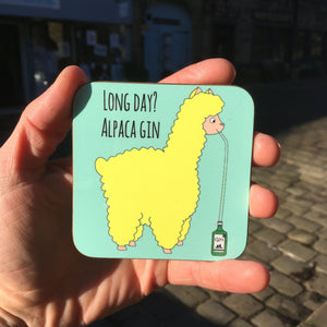 Alpaca Gin Coaster
