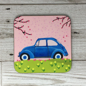 Beetle Car Spring 'Four Seasons' Coaster