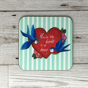 Birds and Bees Coaster
