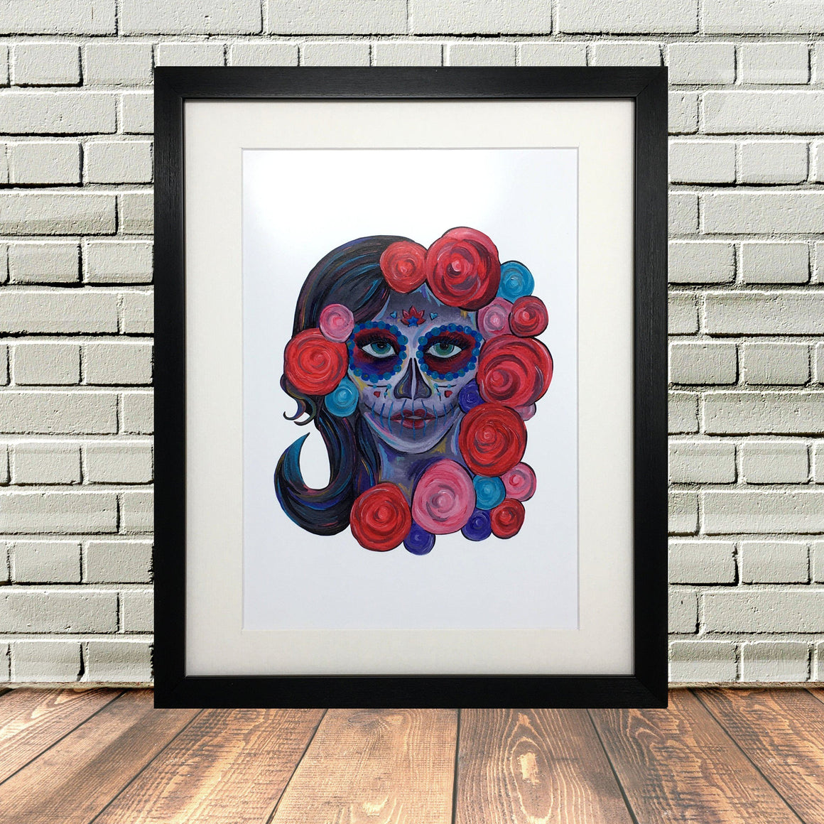 Day Of The Dead Painting Print